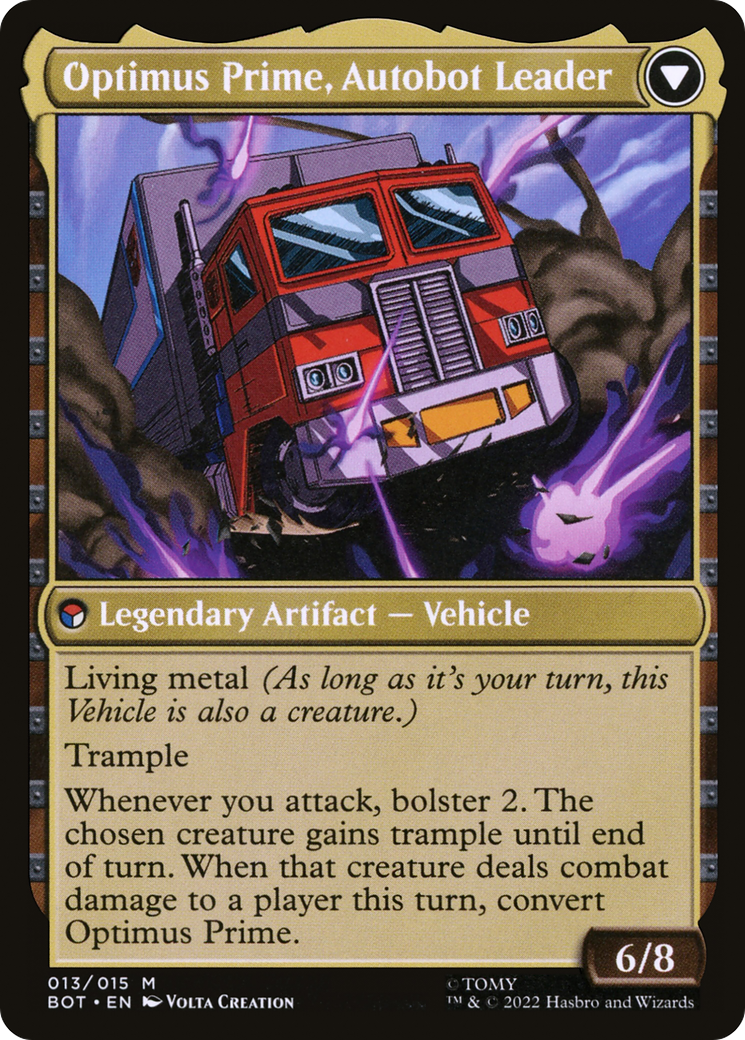 Optimus Prime, Héros // Optimus Prime, Chef Autobot (BOT-013) - Transformers : (convertdfc) 