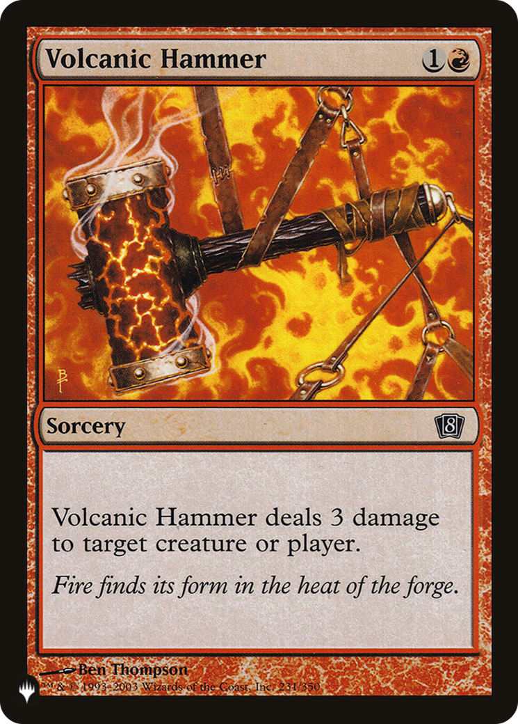 Volcanic Hammer (LIST-8ED-231) - The List