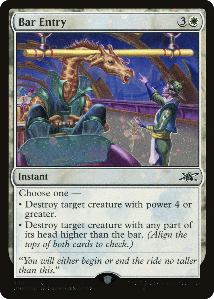 Entrée de barre (UNF-290) - Unfinity Foil