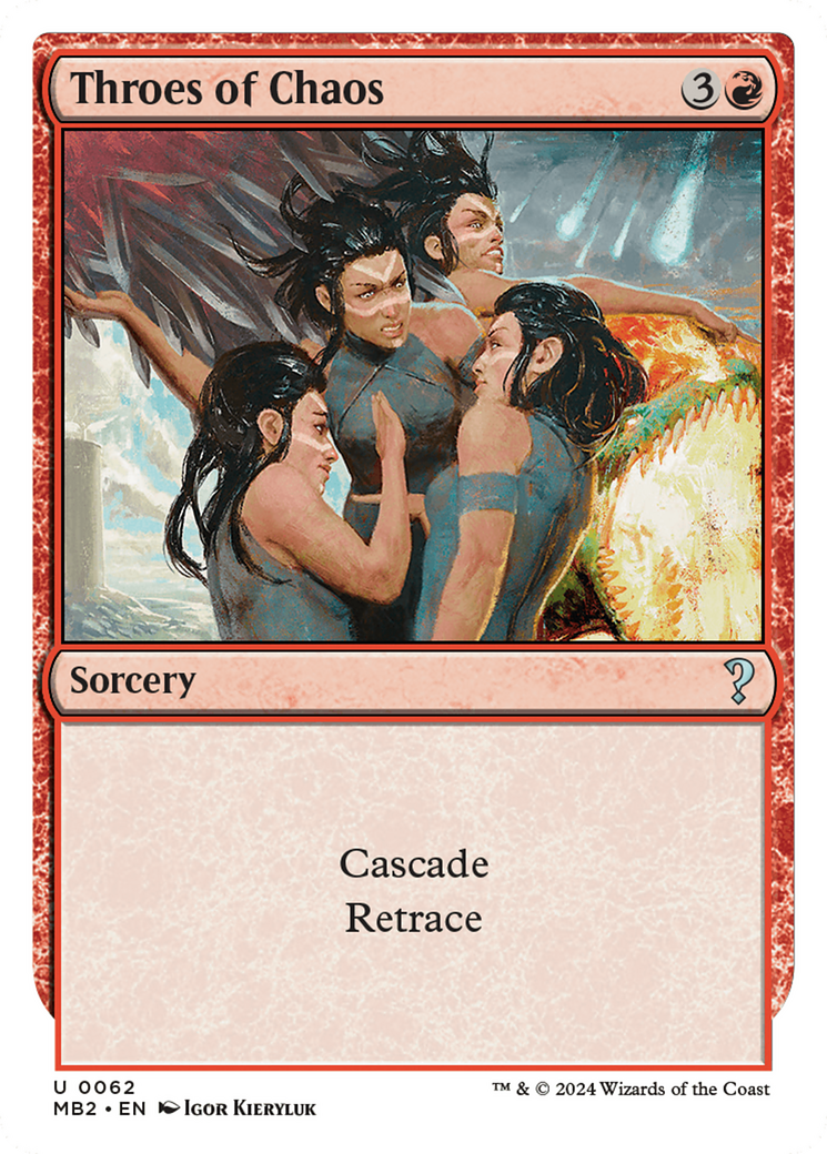 Les affres du chaos (MB2-062) - Mystery Booster 2 