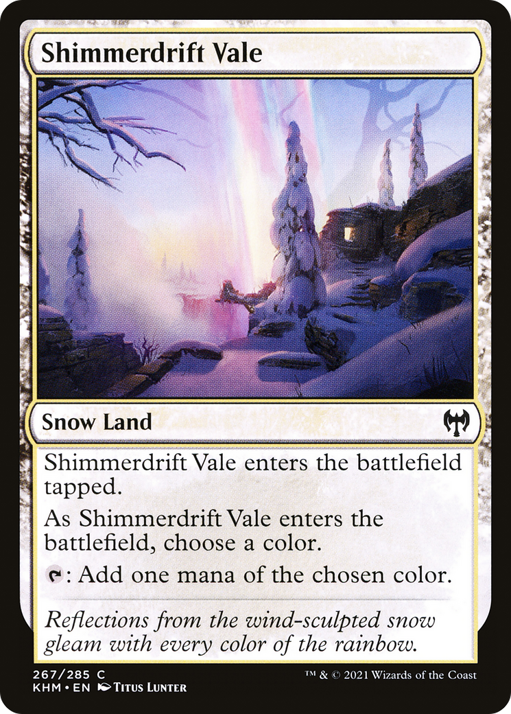 Shimmerdrift Vale (KHM-267) - Kaldheim : (neige) Foil 