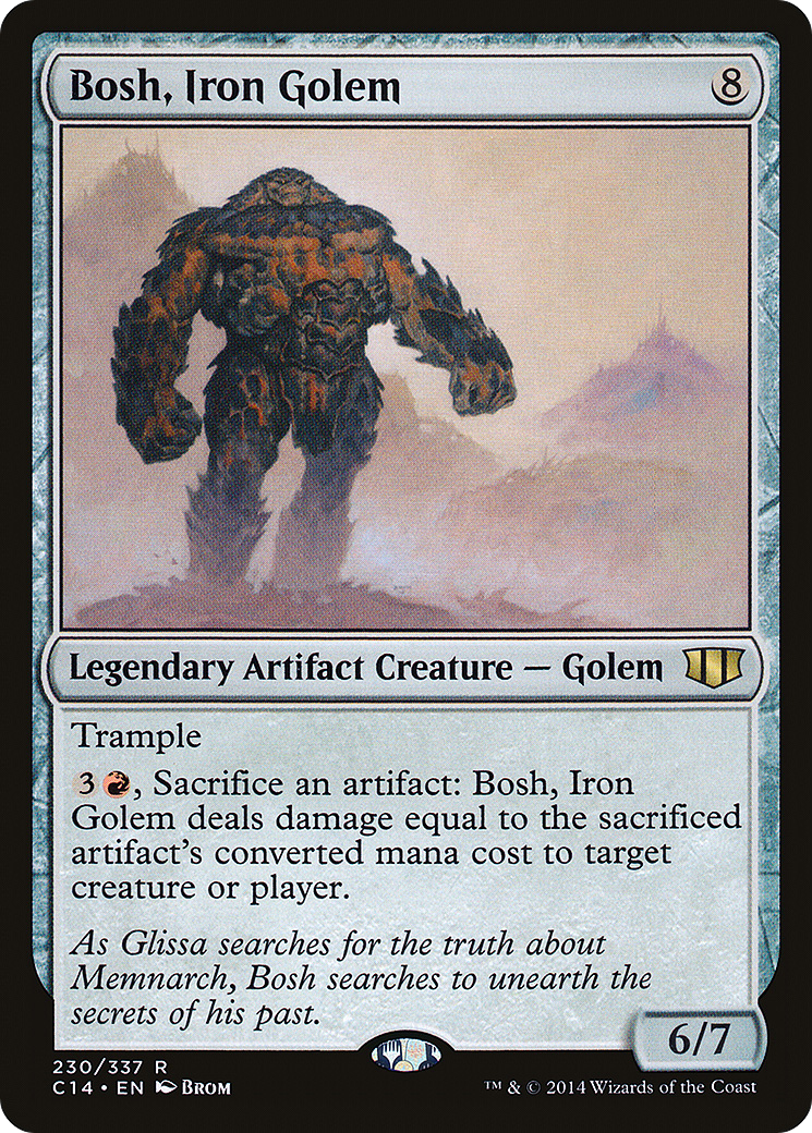Bosh, Golem de Fer (C14-230) - Commandant 2014 