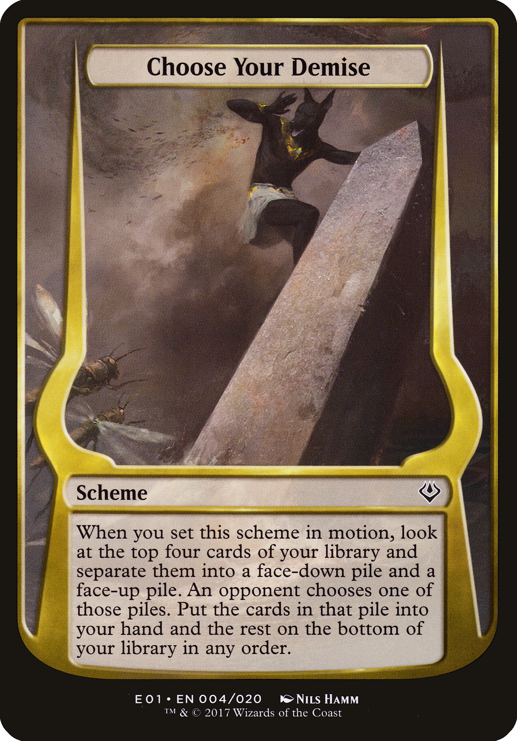 Choose Your Demise (Archenemy: Nicol Bolas) (OVER-04★) - Archenemy: Nicol Bolas Schemes