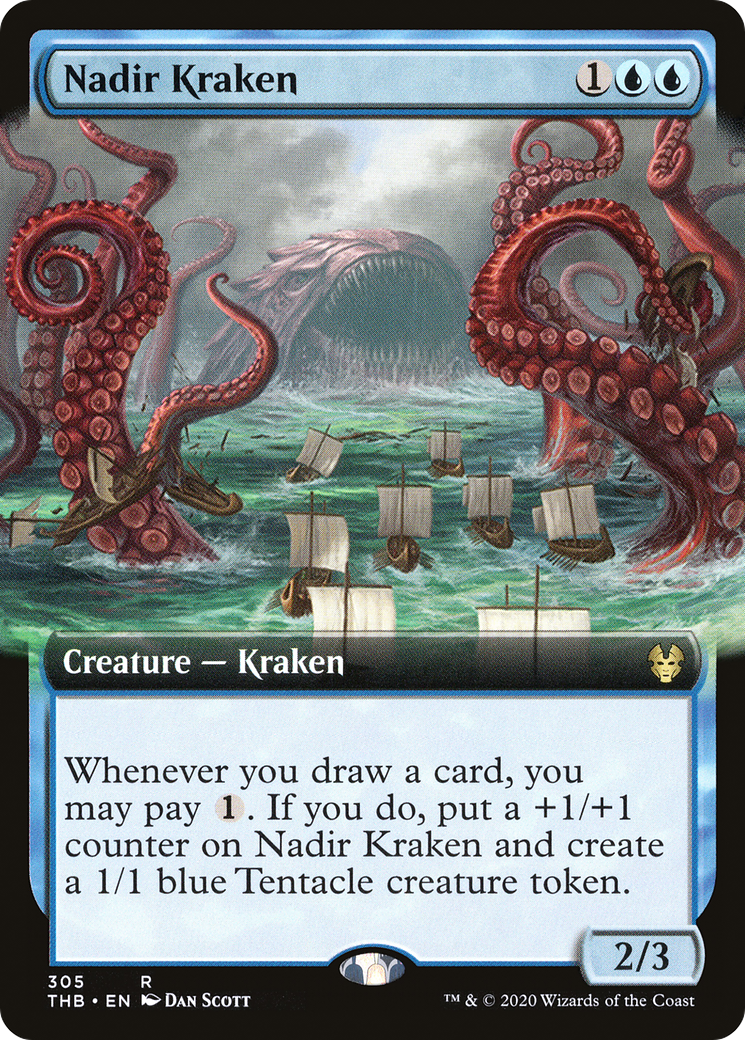 Nadir Kraken (THB-305) - Theros Beyond Death : (Extended Art) Foil