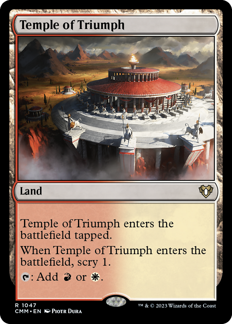 Temple of Triumph (CMM-1047) - Commander Masters