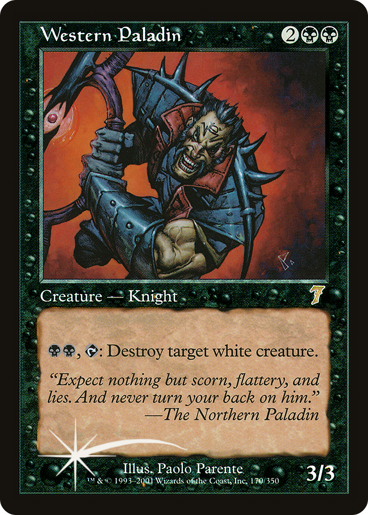 Western Paladin (7ED-170★) - Seventh Edition Foil