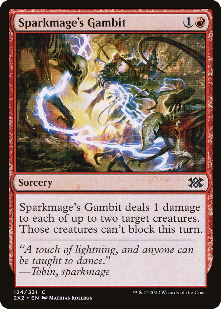 Gambit du Sparkmage (2X2-124) - Double Masters 2022 Foil 