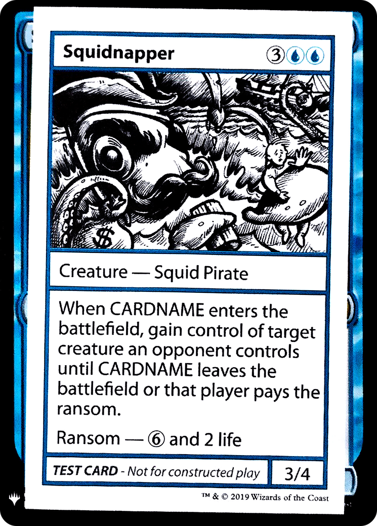 Squidnapper (CMB1-) - Mystery Booster Playtest Cards 2019