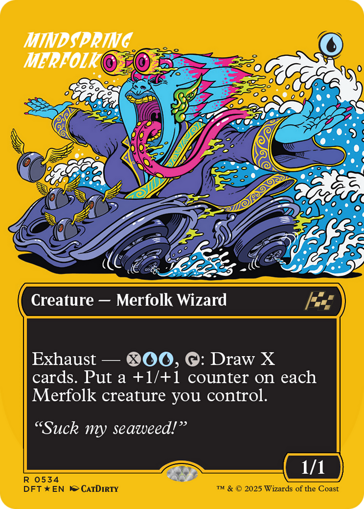 Merfolk de Mindspring (sans bordure) (première place) (-534) - Aetherdrift