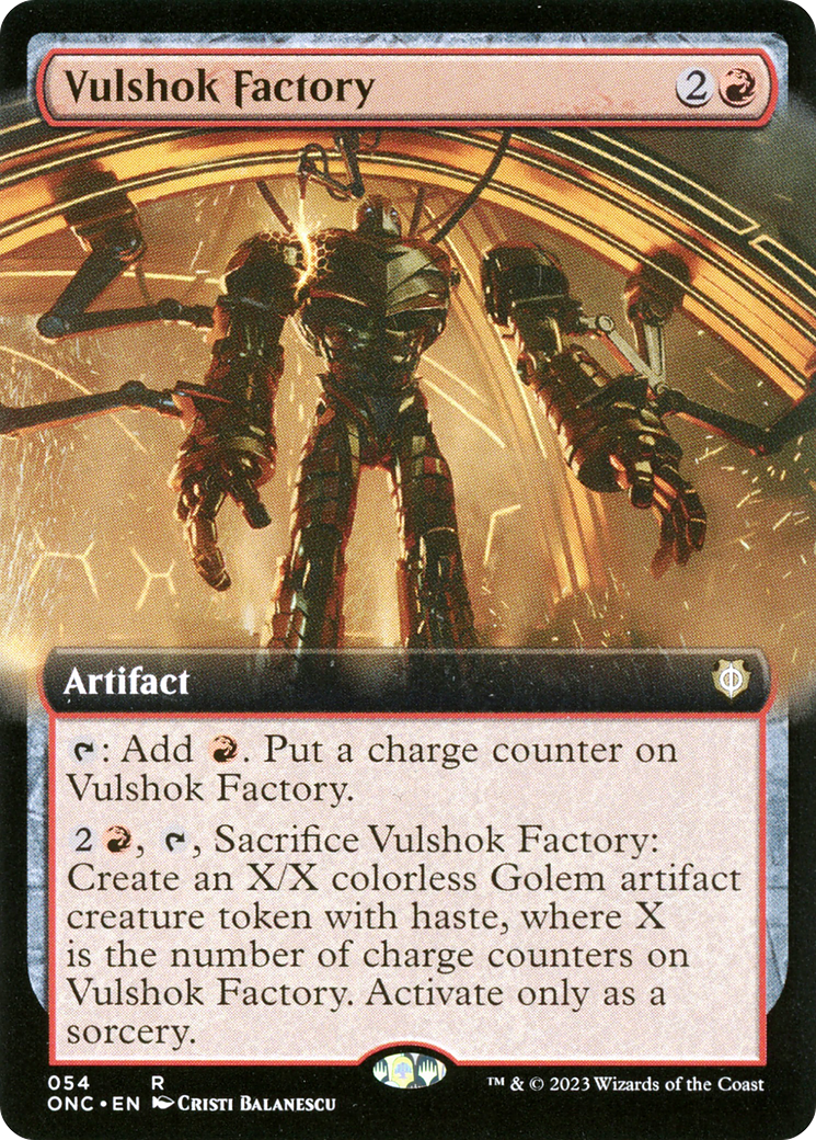 Usine Vulshok (ONC-054) - Phyrexia : Tous ne feront qu'un (Extended Art) 