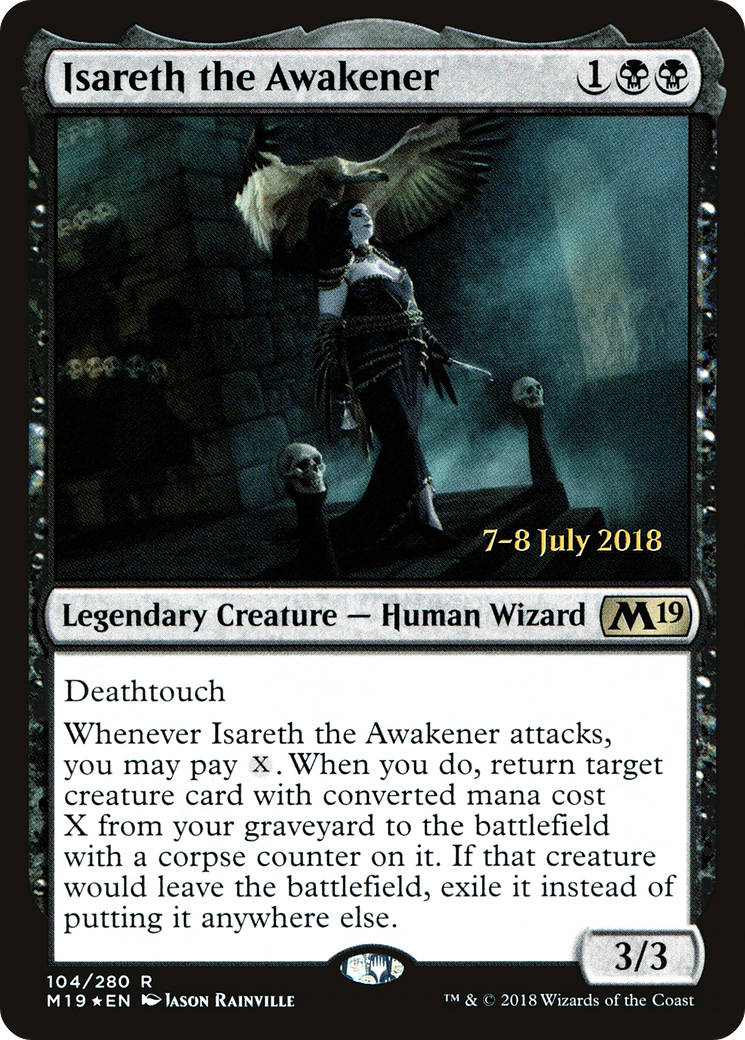 Isareth the Awakener (PRE-104S) - Core Set 2019 Promos Foil
