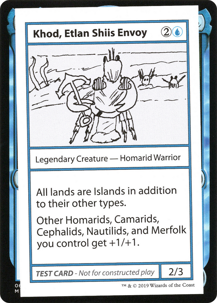 Khod, Etlan Shiis Envoy (No PW Symbol) (CMB1-024) - Mystery Booster Playtest Cards 2021