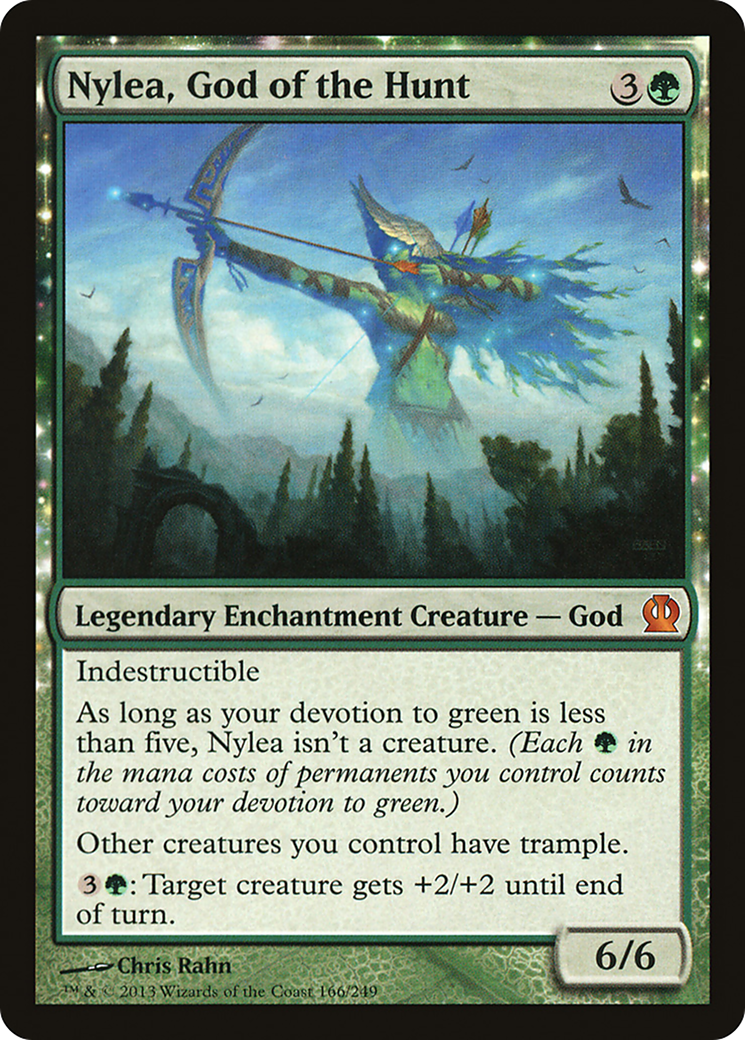 Nylea, déesse de la chasse (THS-166) - Theros : (enchantement) 