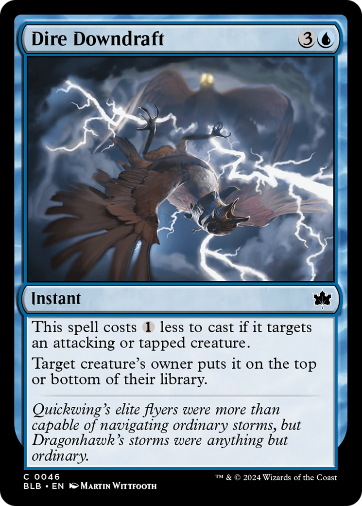Courant descendant terrible (BLB-046) - Bloomburrow 