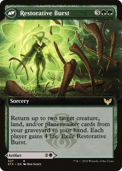 Chaudron pestilentiel // Explosion restauratrice (STX-327) - Strixhaven : École des mages : (Extended Art) Foil 