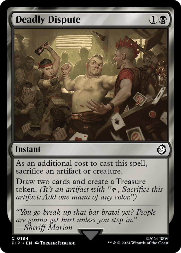 Dispute mortelle (PIP-184) - Fallout Foil 