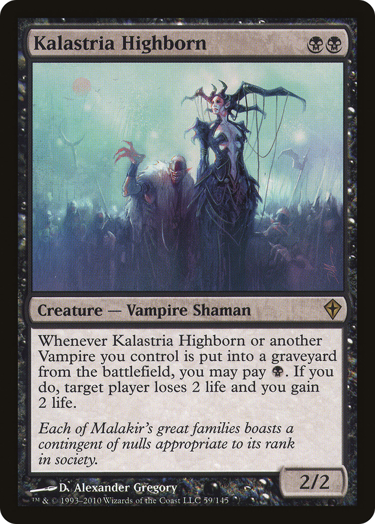 Kalastria Highborn (WWK-059) - Worldwake Foil 