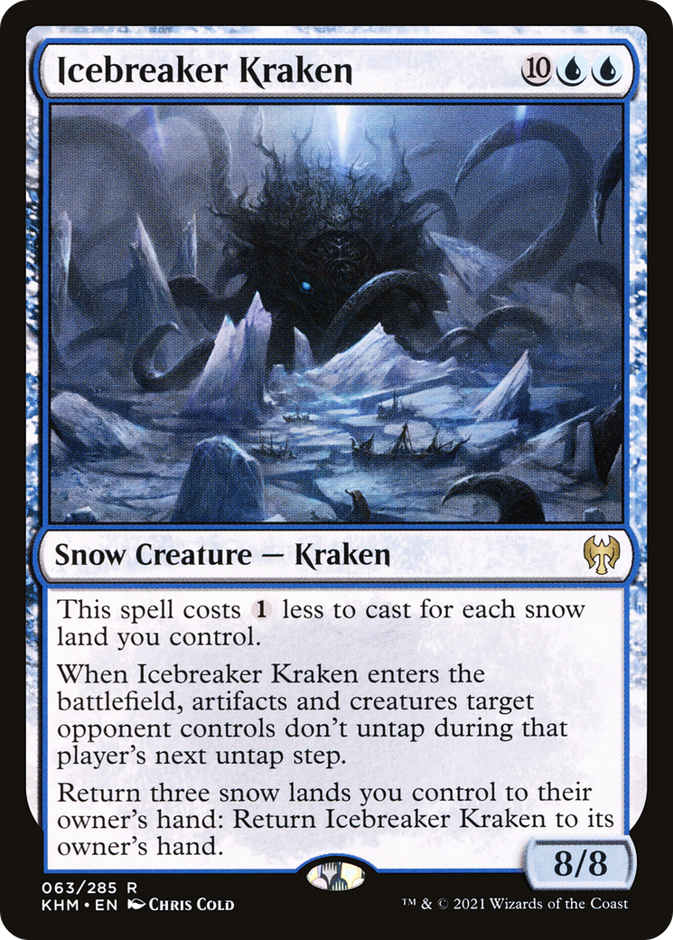 Brise-glace Kraken (KHM-063) - Kaldheim : (neige) 