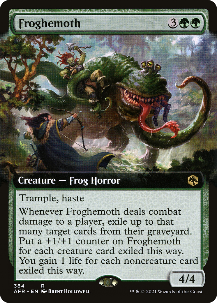 Froghemoth (Extended Art) (AFR-384) - Adventures in the Forgotten Realms: (Extended Art) Foil
