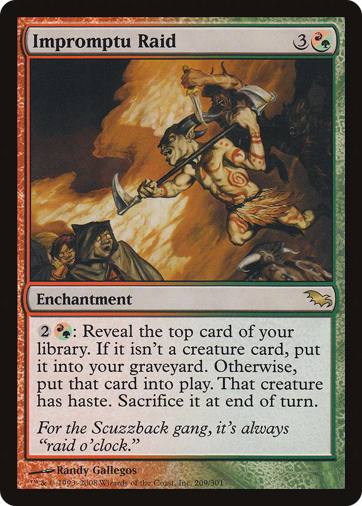 Raid impromptu (SHM-209) - Shadowmoor Foil 