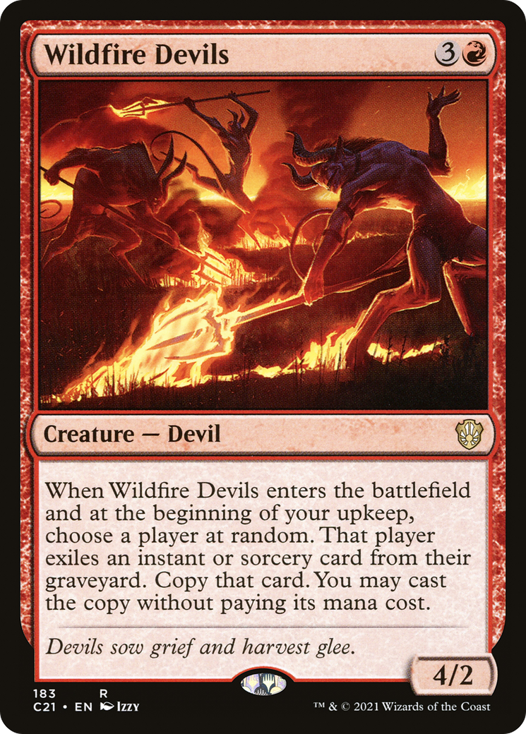Wildfire Devils (C21-183) - Commander 2021 