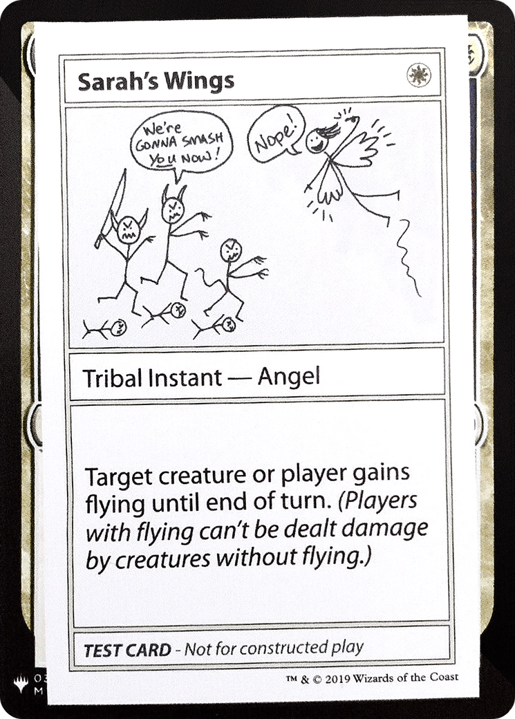 Sarah's Wings (CMB1-) - Mystery Booster Playtest Cards 2019