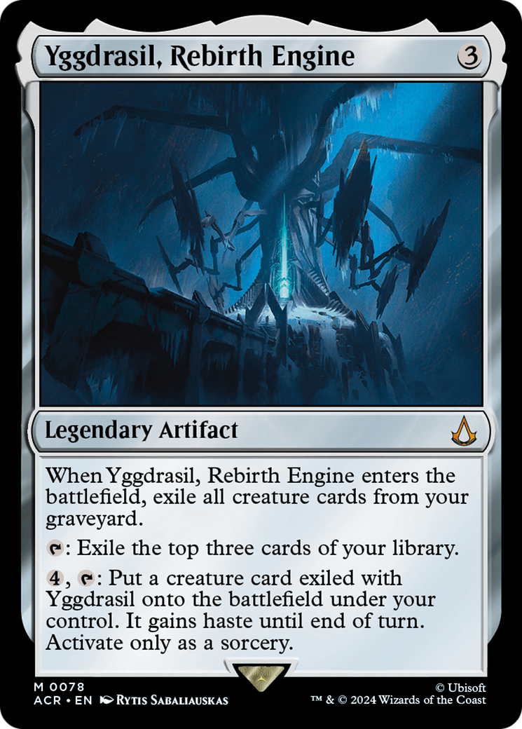 Yggdrasil, moteur de renaissance (ACR-078) - Feuille d'Assassin's Creed 