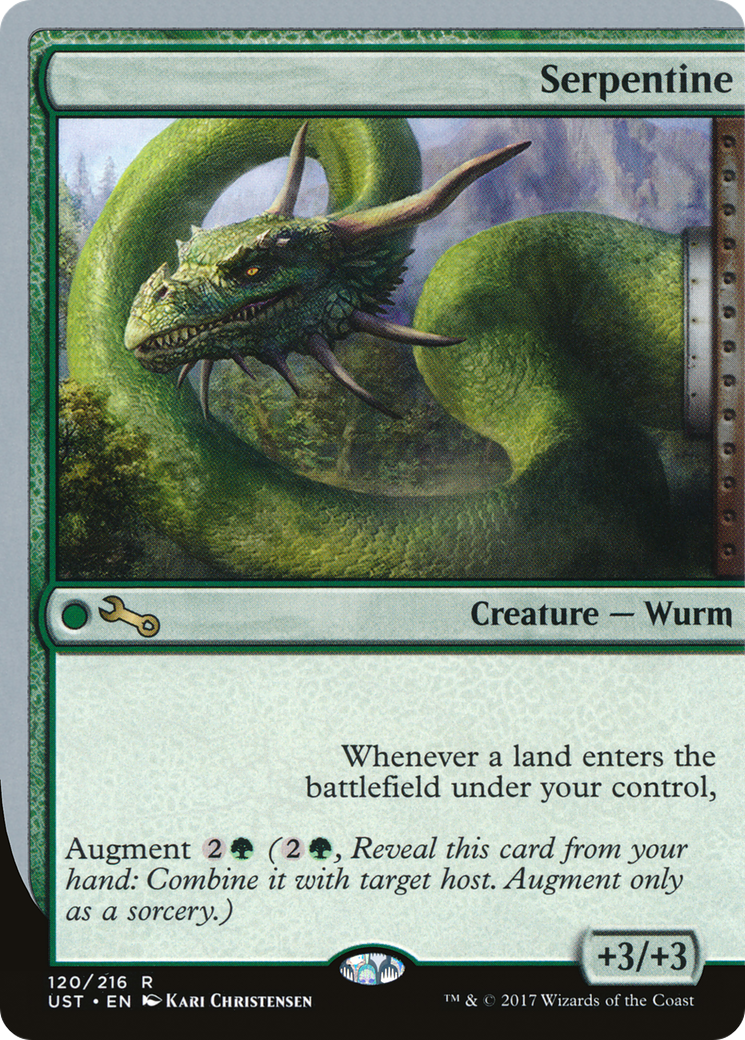 Serpentine (UST-120) - Feuille instable 