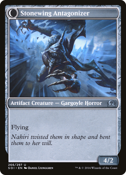 Gargouille Thraben // Antagoniste Aile-de-Pierre (SOI-266) - Shadows over Innistrad : (Transformation Double Face) Foil 
