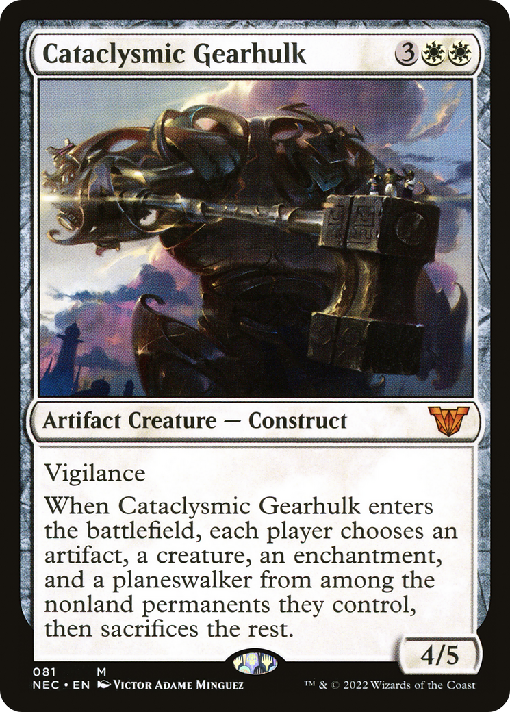 Cataclysmic Gearhulk (NEC-081) - Commandant de la Dynastie Néon 