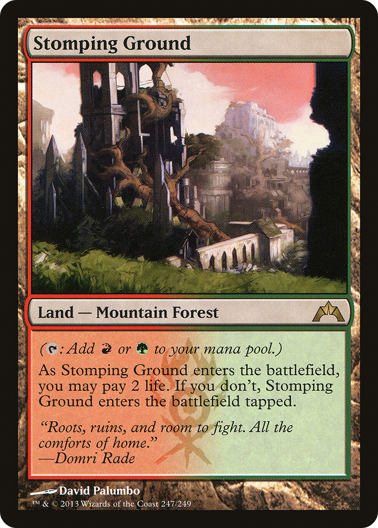 Stomping Ground (GTC-247) - Gatecrash Foil 