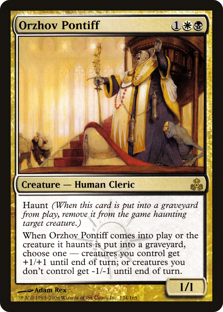 Pontife d'Orzhov (GPT-124) - Feuille du Pacte des Guildes