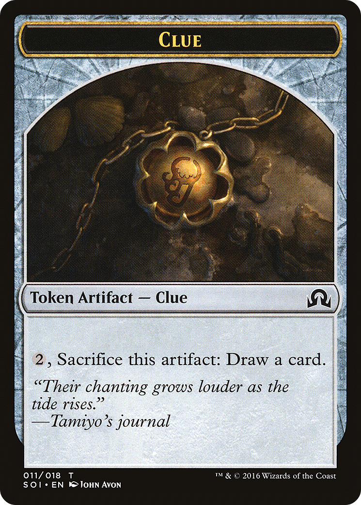 Clue (TSOI-011) - Shadows over Innistrad Tokens
