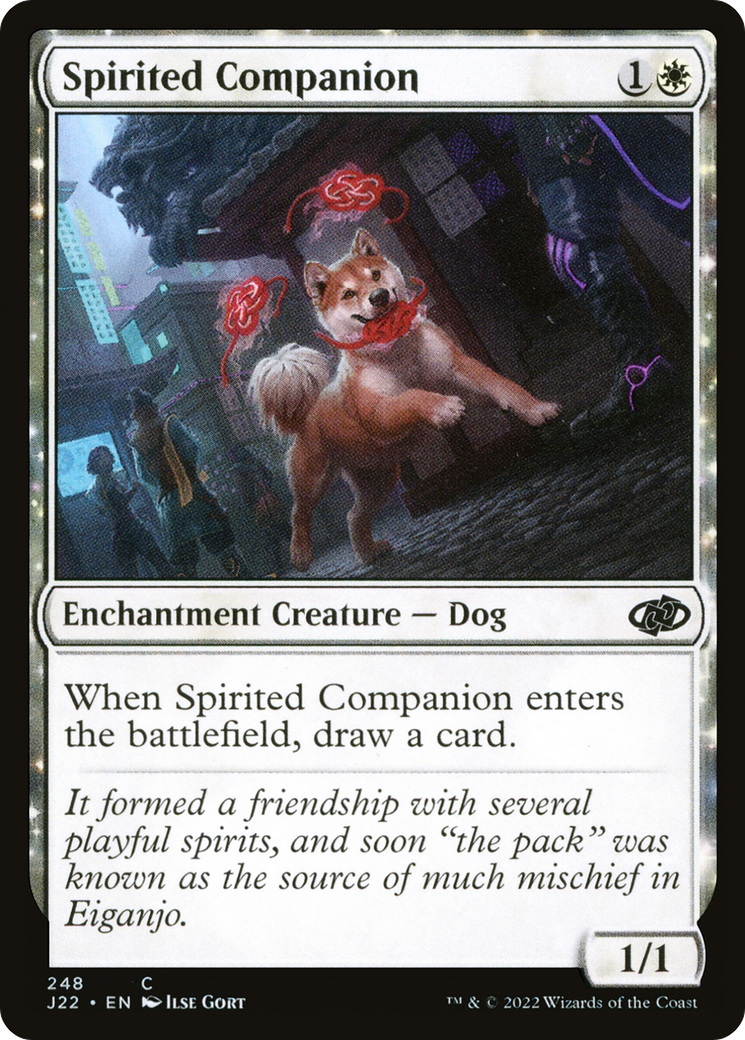 Spirited Companion (J22-248) - Jumpstart 2022: (enchantment)