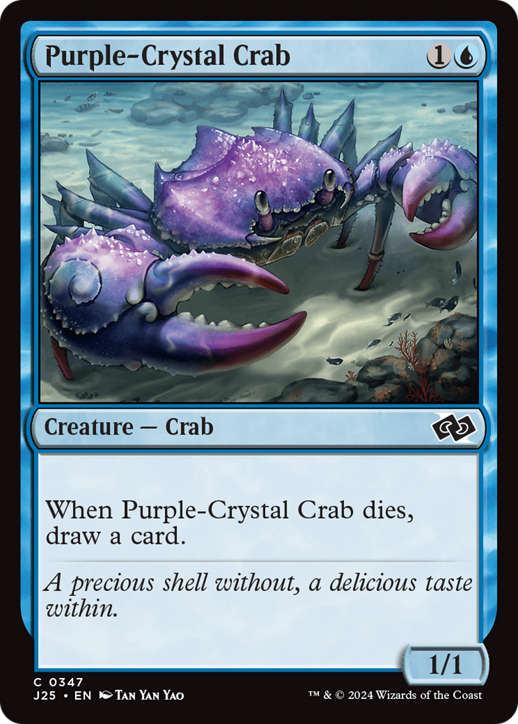 Crabe violet cristal (-347) - Fondations Jumpstart 
