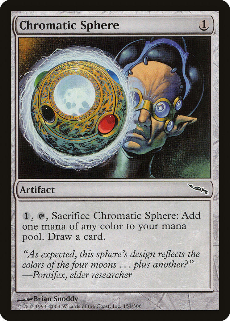 Sphère chromatique (MRD-151) - Feuille Mirrodin 