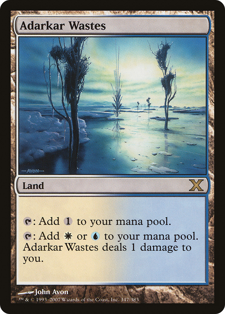 Adarkar Wastes (10E-347) - Tenth Edition Foil