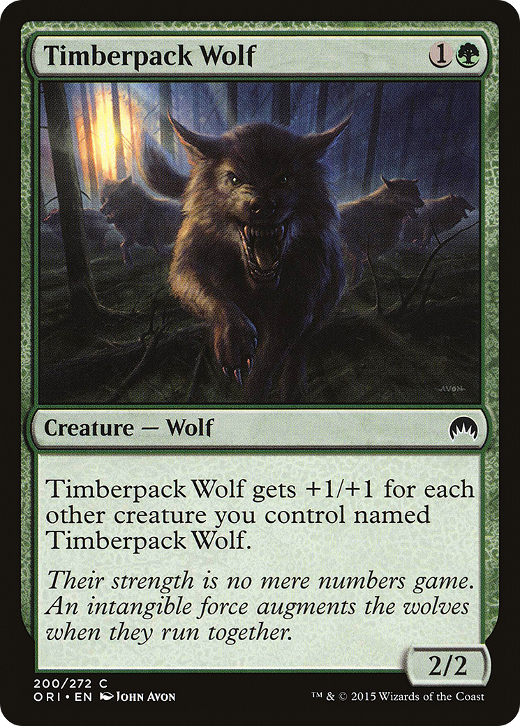 Timberpack Wolf (ORI-200) - Magic Origins