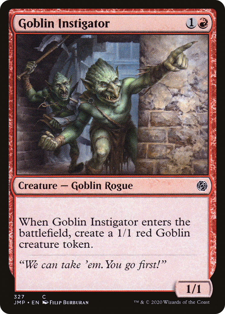 Goblin Instigator (JMP-327) - Jumpstart 