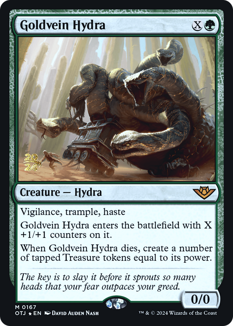 Goldvein Hydra (POTJ-167S) - Promotions Outlaws of Thunder Junction