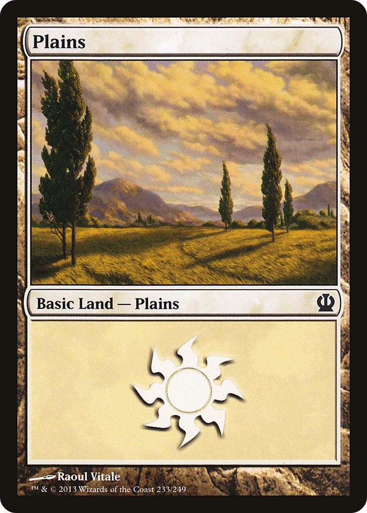 Plaines (THS-233) - Theros Foil