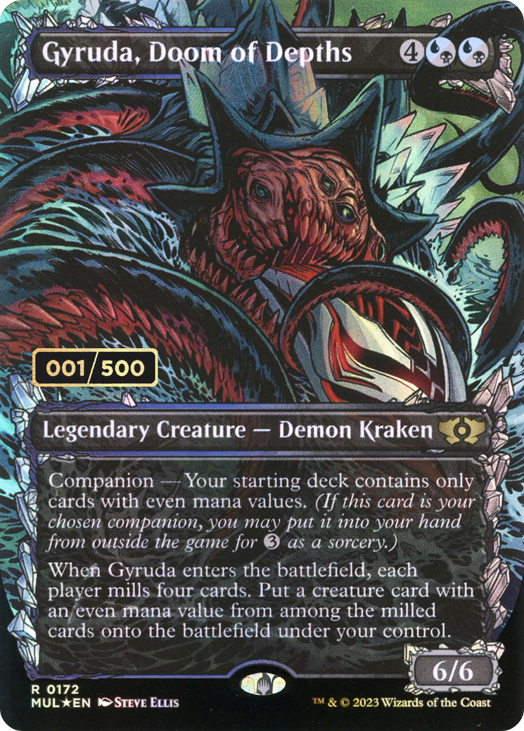 Gyruda, Destin des Profondeurs (MUL-172Z) - Multiverse Legends : (Vitrine) (Sans bordure) Foil