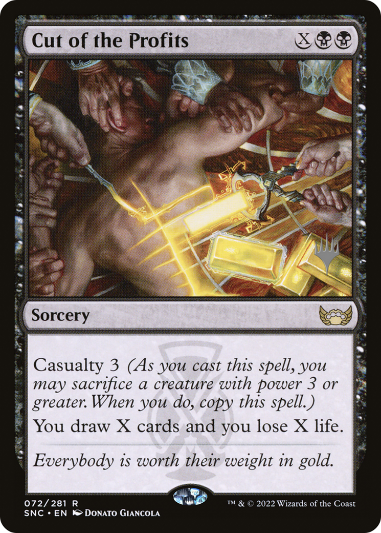 Cut of the Profits (PPSNC-072) - Streets of New Capenna Promos