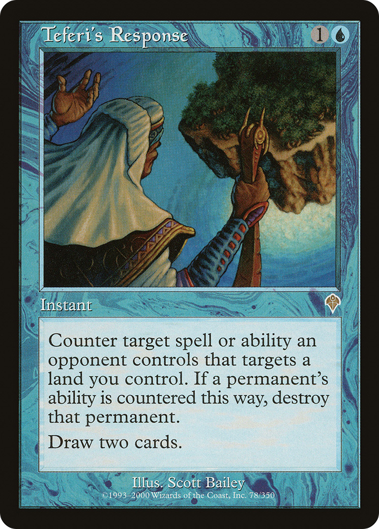 Réponse de Téfeiri (INV-078) - Invasion Foil 