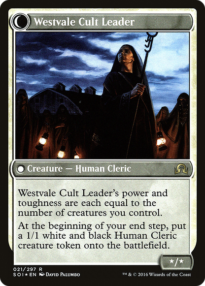 Capitaine de la milice Hanweir // Chef du culte de Westvale (PSOI-21S) - Promotions Shadows over Innistrad : (Transformation double face) Foil 