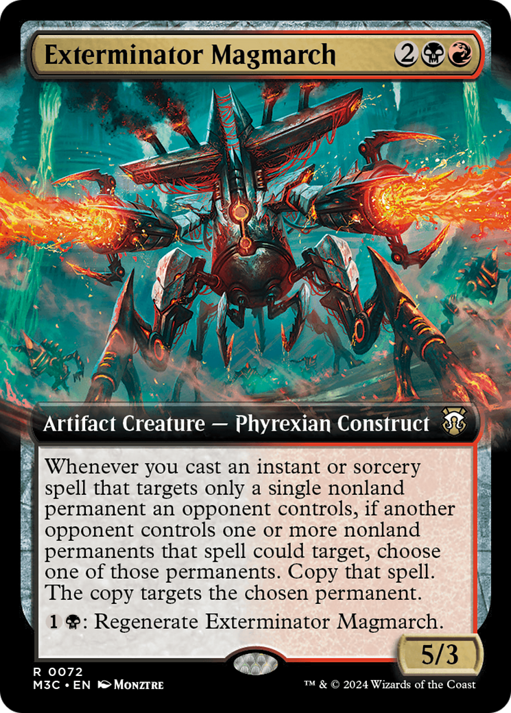 Exterminateur Magmarch (M3C-072) - Modern Horizons 3 Commander : (Extended Art) Foil