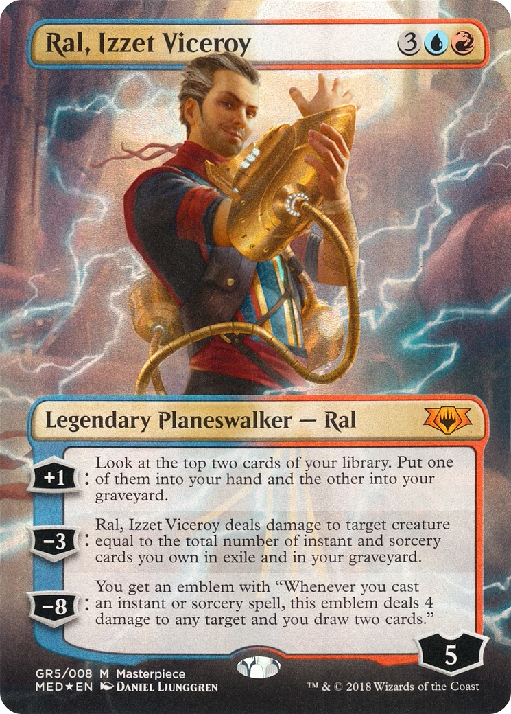 Ral, Vice-roi d'Izzet (MED-GR5) - Édition Mythique (sans bordure) Foil 