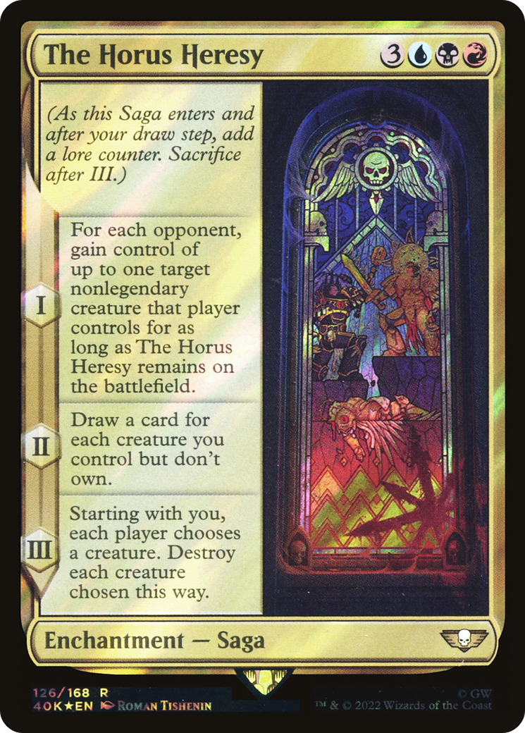 The Horus Heresy (Surge Foil) (40K-126) - Warhammer 40,000 Commander Foil