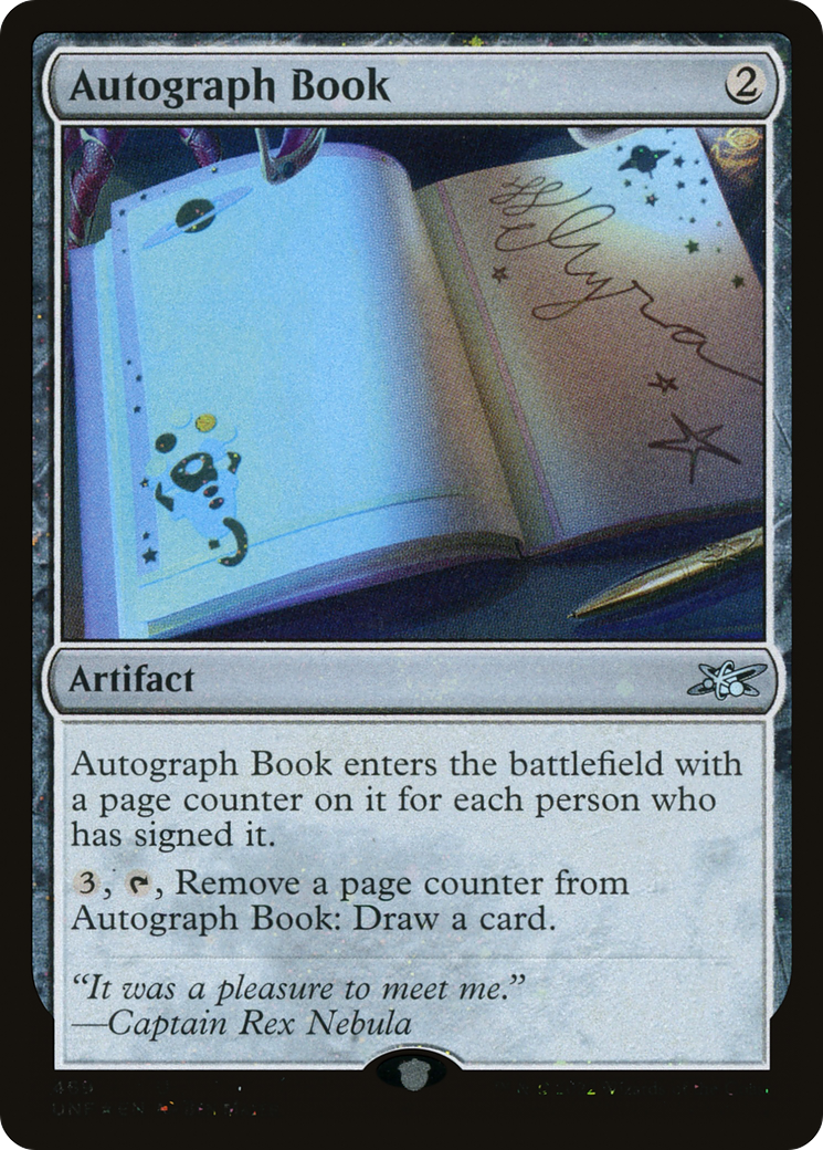 Livre d'autographes (UNF-469) - Unfinity Foil 