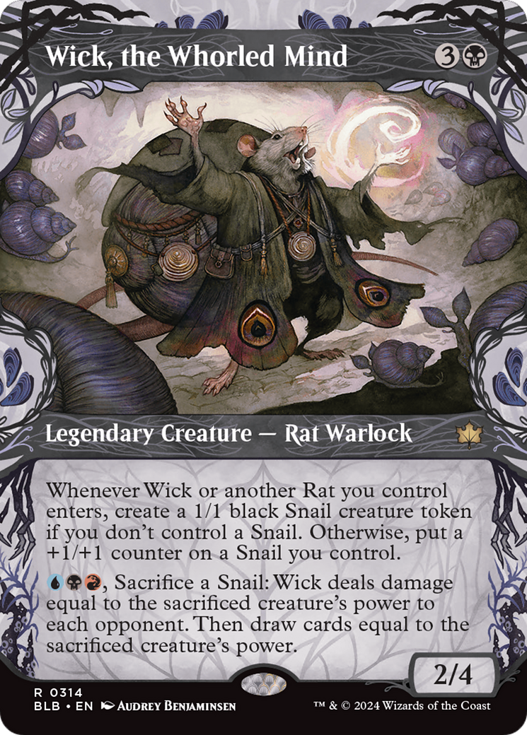 Wick, l'esprit tourbillonnant (BLB-314) - Bloomburrow : (Vitrine) Feuille 